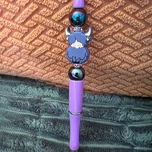 Handmade Purplish Grey Highland Cow Pen